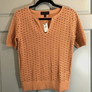 NWT Banana Republic Factory Women’s Organic Cotton Pointelle Sweater